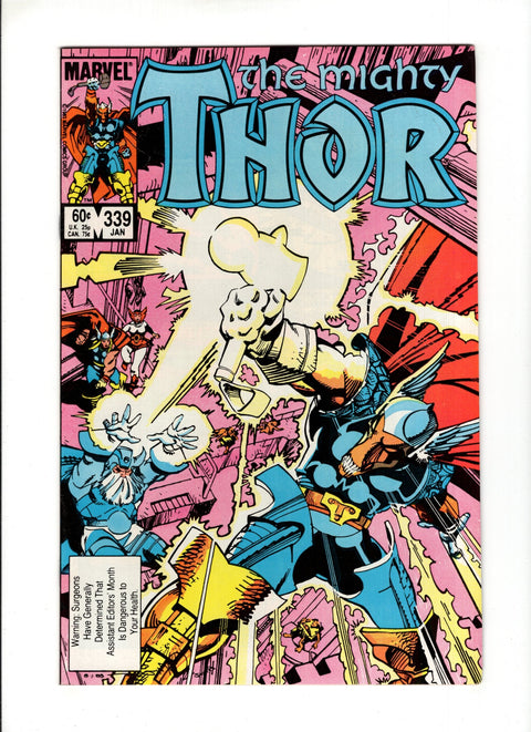 Thor, Vol. 1 #339A (1984) 1st Stormbreaker 1st Stormbreaker Marvel Comics 1984