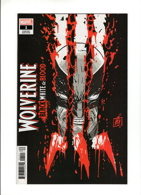Wolverine: Black, White & Blood #1B (2020) Ron Garney Cover Ron Garney Cover Marvel Comics 2020