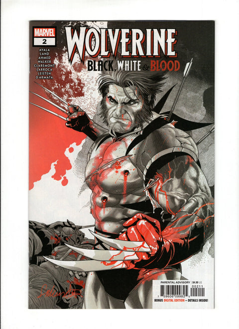 Wolverine: Black, White & Blood #2C (2020) Unmasked Secret Variant Salvador Larroca Unmasked Secret Variant Salvador Larroca Marvel Comics 2020