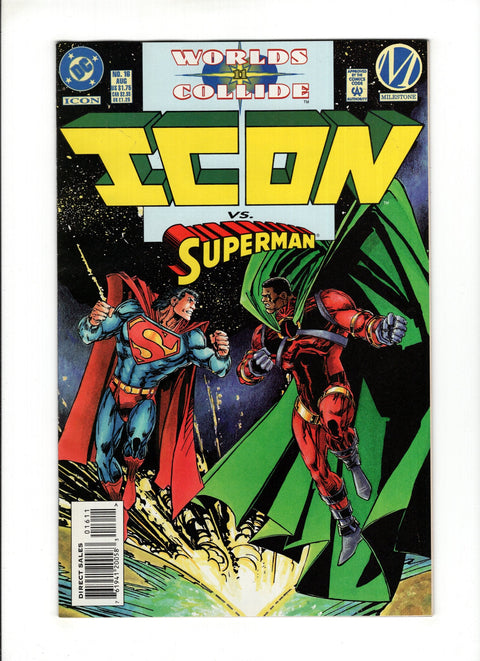 Icon #16 (1994) World's Collide World's Collide DC Comics 1994