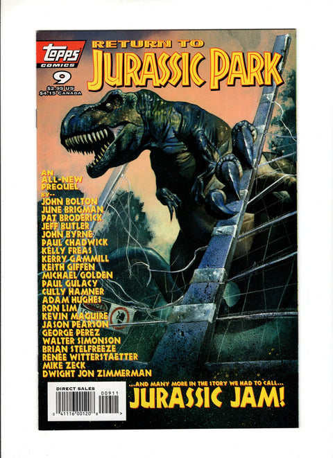 Return To Jurassic Park #9 (1996) Scarce, Final Issue Scarce, Final Issue Topps Comics 1996