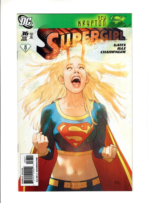 Supergirl, Vol. 5 #36A (2008) Josh Middleton Cover Josh Middleton Cover DC Comics 2008