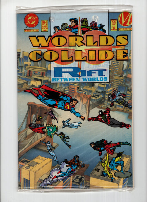 Worlds Collide #1A (1994) Sealed with Stickers Sealed with Stickers DC Comics 1994