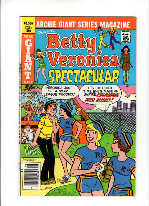 Archie Giant Series #506 (1981)   Archie Comic Publications 1981