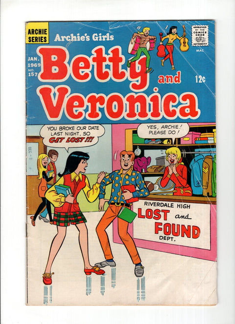Archie's Girls Betty and Veronica #157 (1969)   Archie Comic Publications 1969
