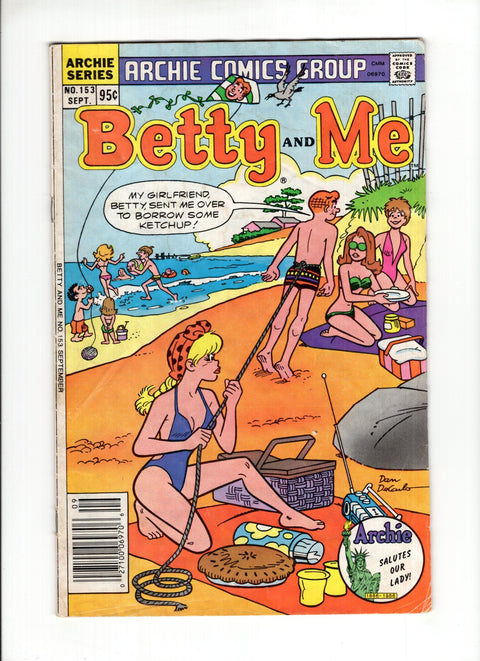 Betty and Me #153 (1986)   Archie Comic Publications 1986