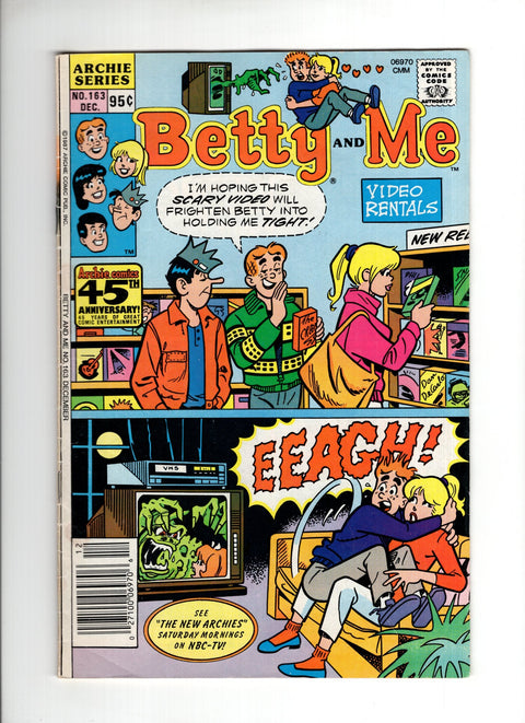 Betty and Me #163 (1987)   Archie Comic Publications 1987