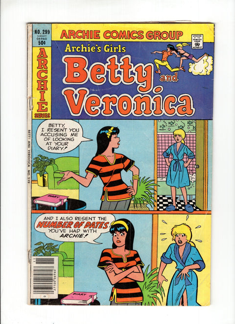 Archie's Girls Betty and Veronica #299 (1980)   Archie Comic Publications 1980