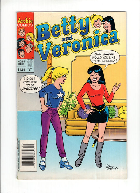 Betty & Veronica, Vol. 1 #94A (1995)   Archie Comic Publications 1995