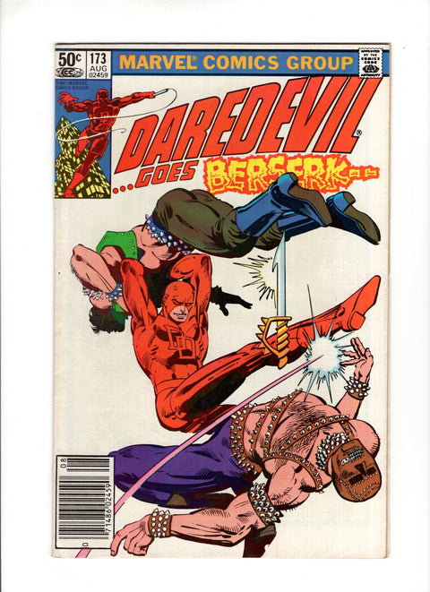 Daredevil, Vol. 1 #173B (1981)  Newsstand  Marvel Comics 1981
