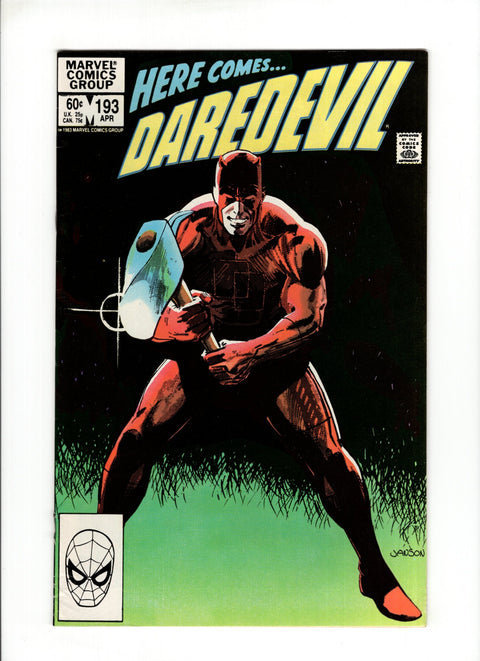 Daredevil, Vol. 1 #193A (1983)   Marvel Comics 1983