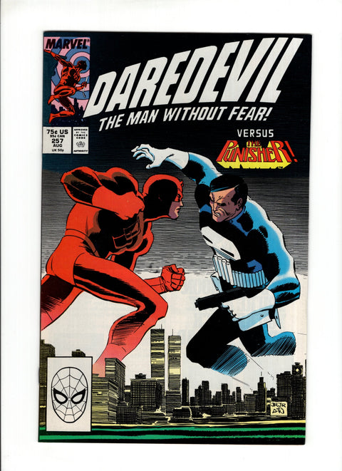 Daredevil, Vol. 1 #257A (1988) DD vs Punisher DD vs Punisher Marvel Comics 1988