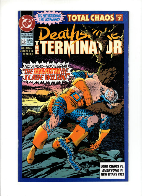Deathstroke, The Terminator #16 (1992)   DC Comics 1992
