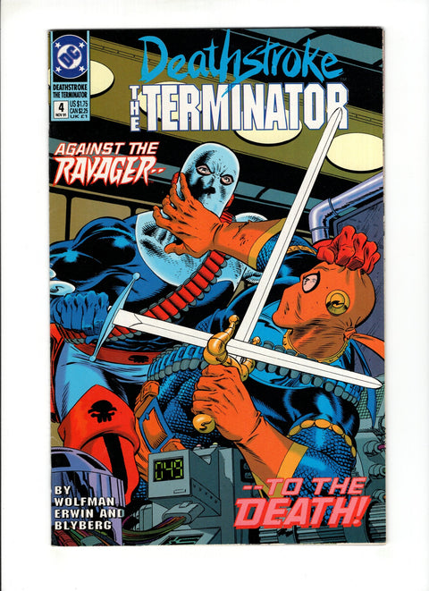 Deathstroke, The Terminator #4 (1991)   DC Comics 1991