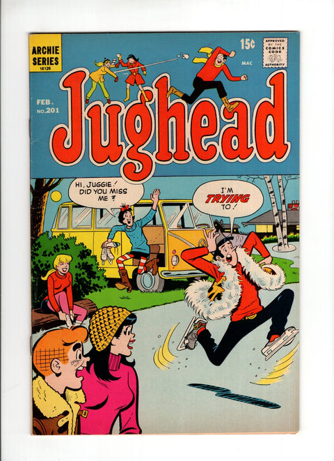Jughead, Vol. 1 #201 (1972)   Archie Comic Publications 1972