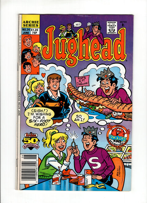 Jughead, Vol. 2 #24A (1991)   Archie Comic Publications 1991