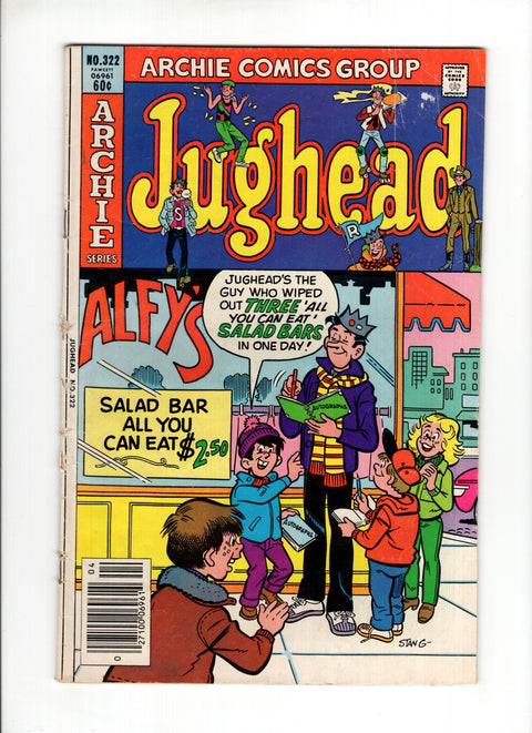 Jughead, Vol. 1 #322 (1982)   Archie Comic Publications 1982