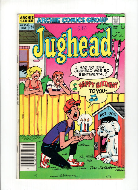 Jughead, Vol. 1 #334A (1984)   Archie Comic Publications 1984
