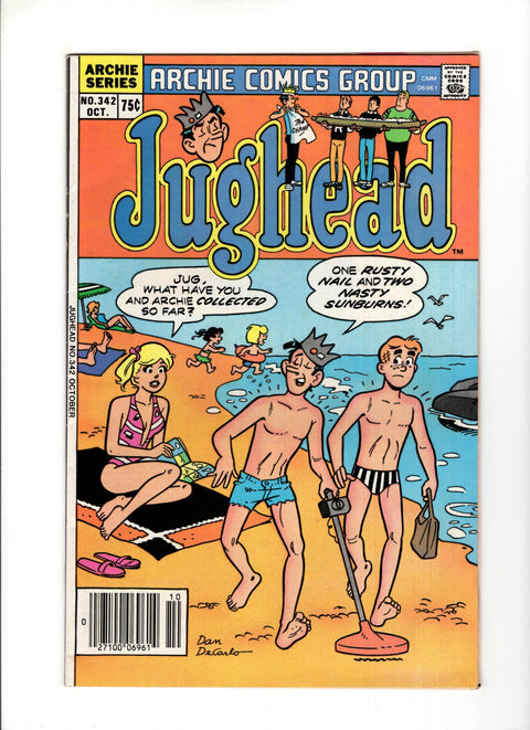 Jughead, Vol. 1 #342A (1985)   Archie Comic Publications 1985