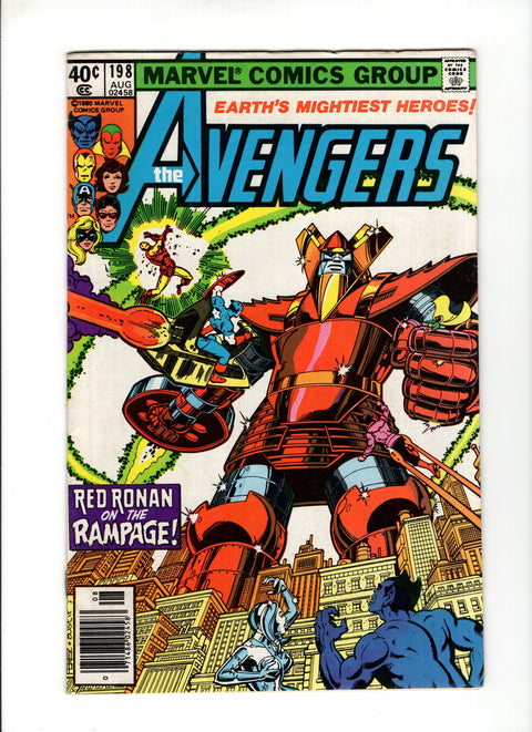 The Avengers, Vol. 1 #198A (1980)   Marvel Comics 1980