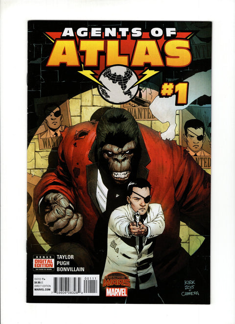 Secret Wars: Agents Of Atlas #1A (2015)   Marvel Comics 2015
