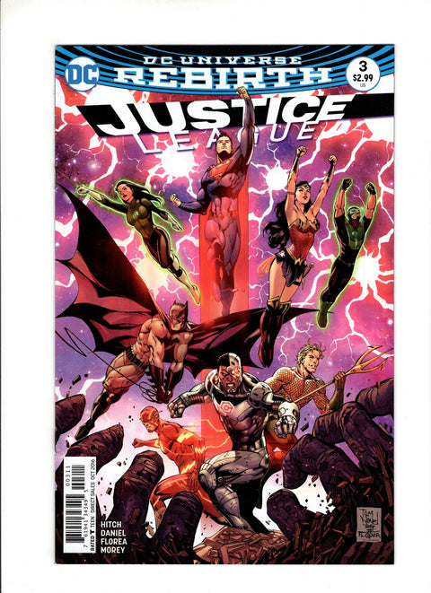 Justice League, Vol. 2 #3A (2016) Regular Tony S. Daniel Cover Regular Tony S. Daniel Cover DC Comics 2016