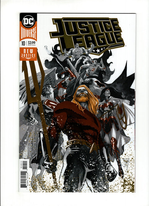 Justice League, Vol. 3 #10A (2018) Regular Francis Manapul Enhanced Foil Cover Regular Francis Manapul Enhanced Foil Cover DC Comics 2018
