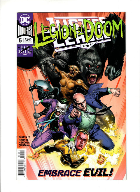 Justice League, Vol. 3 #5A (2018) Regular Doug Mahnke & Jaime Mendoza Cover Regular Doug Mahnke & Jaime Mendoza Cover DC Comics 2018