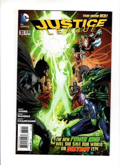 Justice League, Vol. 1 #31A (2014) 1st Jessica Cruz as Power Ring 1st Jessica Cruz as Power Ring DC Comics 2014