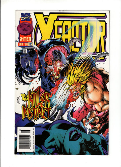 X-Factor, Vol. 1 #123B (1996)  Newsstand  Marvel Comics 1996
