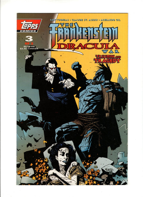 The Frankenstein / Dracula War #3 (1995)   Topps Comics 1995