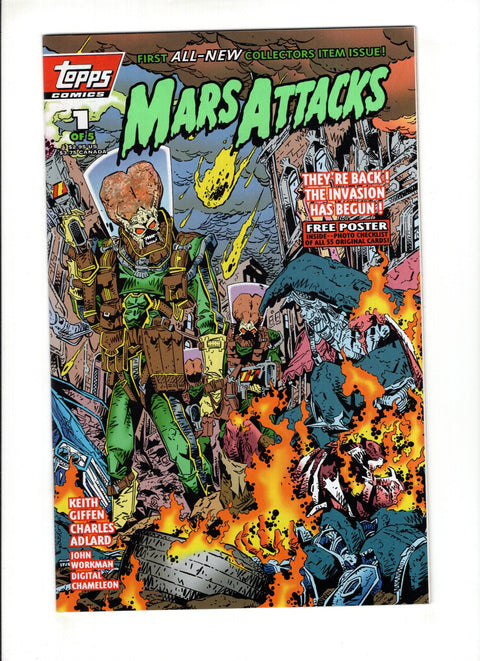 Mars Attacks, Vol. 1 #1A (1994)   Topps Comics 1994