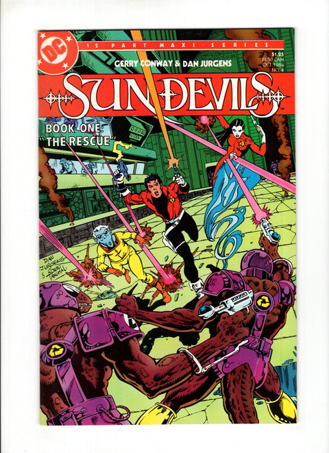 Sun Devils #4 (1984)   DC Comics 1984
