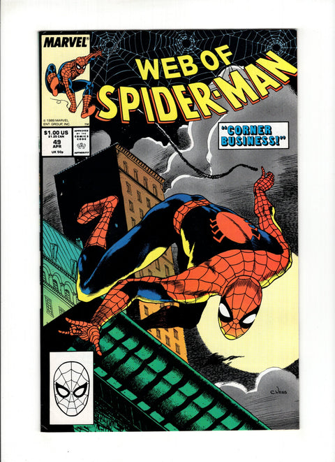 Web of Spider-Man, Vol. 1 #49A (1988)   Marvel Comics 1988