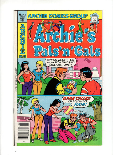 Archie's Pals 'n' Gals #143 (1980)   Archie Comic Publications 1980