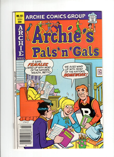 Archie's Pals 'n' Gals #151 (1981)   Archie Comic Publications 1981