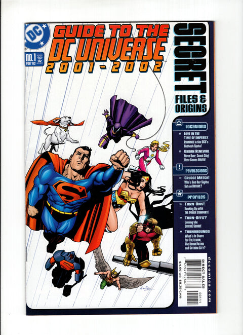 Guide to the DC Universe 2001 - 2002: Secret Files and Origins  #1 (2001)   DC Comics 2001