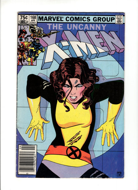 Uncanny X-Men, Vol. 1 #168C (1983) 1st Madelyne Pryor CPV 1st Madelyne Pryor Marvel Comics 1983