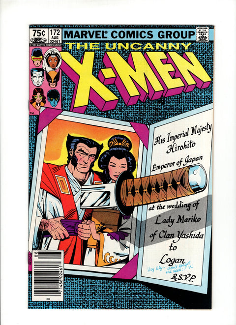 Uncanny X-Men, Vol. 1 #172C (1983)  CPV  Marvel Comics 1983