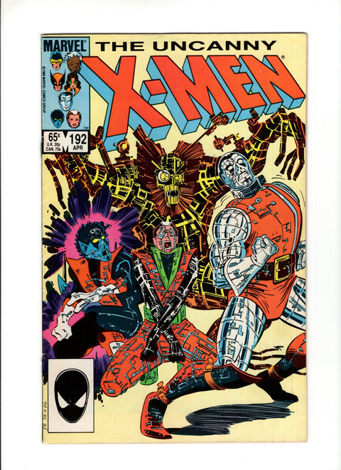 Uncanny X-Men, Vol. 1 #192A (1985)   Marvel Comics 1985