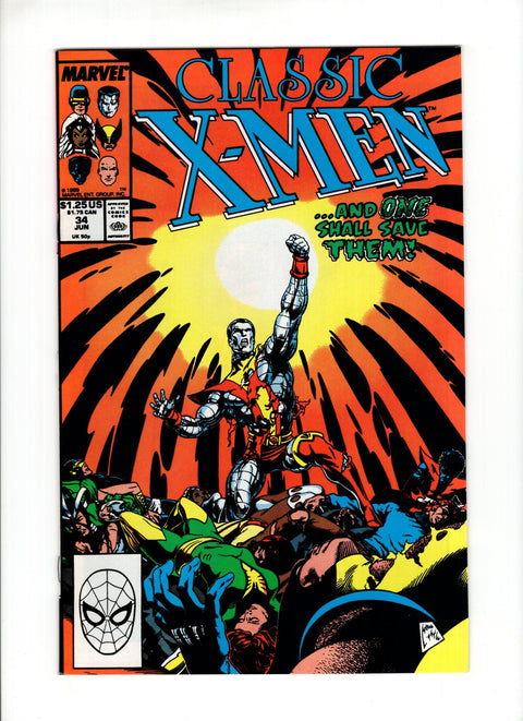 X-Men Classic #34A (1989)   Marvel Comics 1989