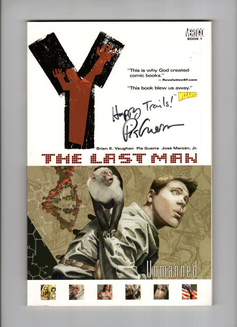 Y the Last Man #1TP (2003)  Signed  DC Comics 2003
