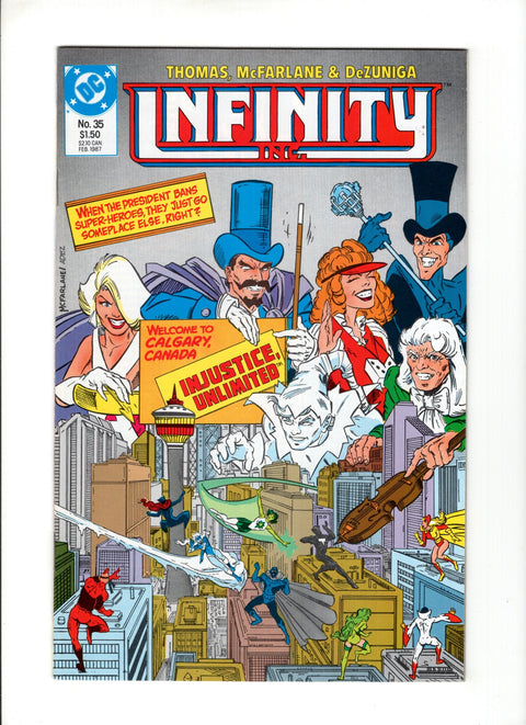 Infinity Inc., Vol. 1 #35 (1987)   DC Comics 1987
