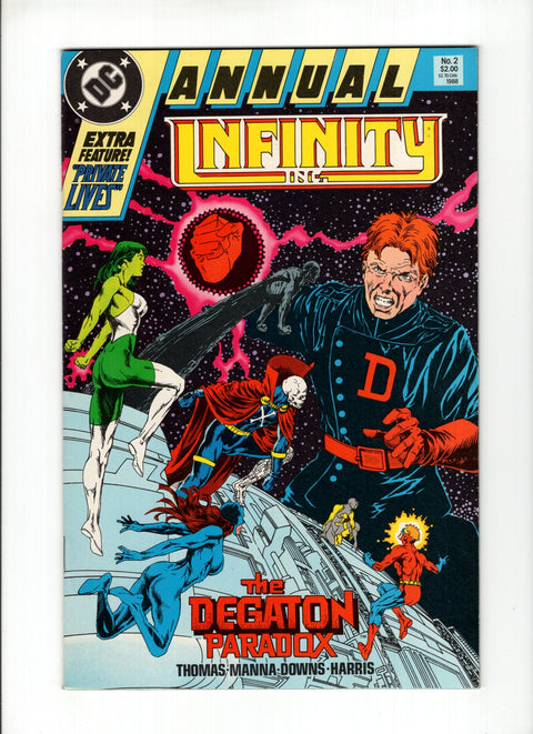 Infinity Inc. Vol. 1 Annual #2 (1988)   DC Comics 1988