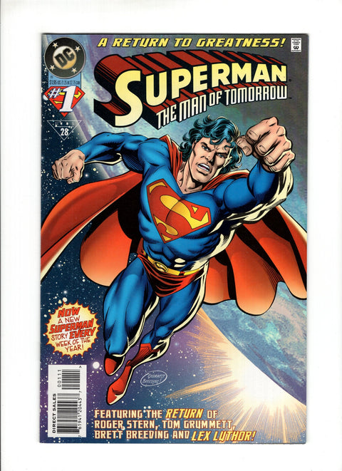 Superman: The Man of Tomorrow #1A (1995)   DC Comics 1995