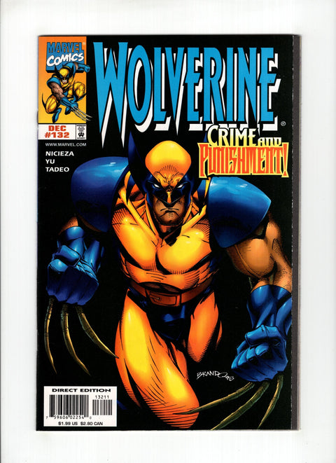 Wolverine, Vol. 2 #132A (1998)   Marvel Comics 1998