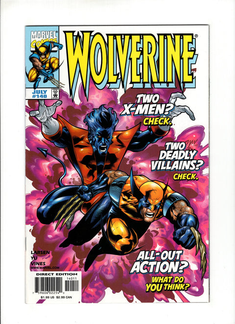 Wolverine, Vol. 2 #140A (1999)   Marvel Comics 1999