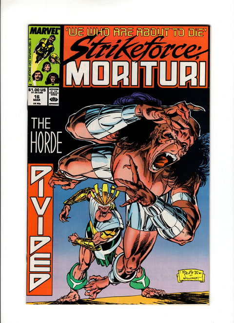 Strikeforce: Morituri #16 (1988)   Marvel Comics 1988