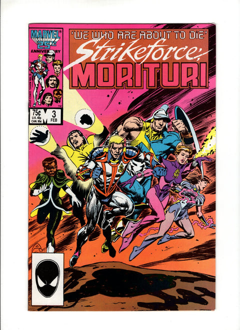 Strikeforce: Morituri #3A (1987)   Marvel Comics 1987