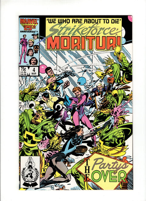 Strikeforce: Morituri #4A (1987)   Marvel Comics 1987